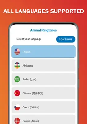 Animal Ringtones android App screenshot 0