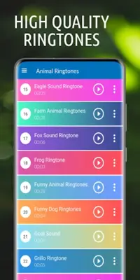 Animal Ringtones android App screenshot 6